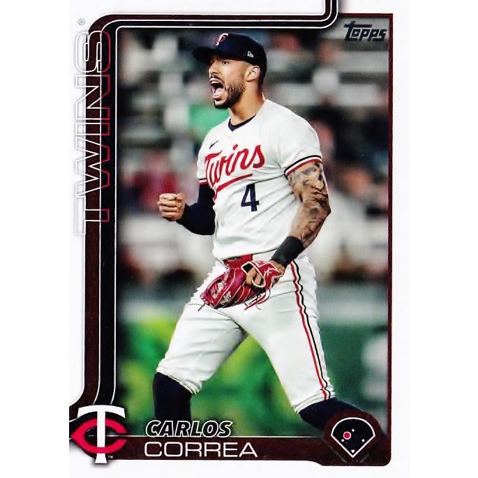 275 【Carlos Correa/Minnesota Twins】2025 Topps Baseball Series 1 