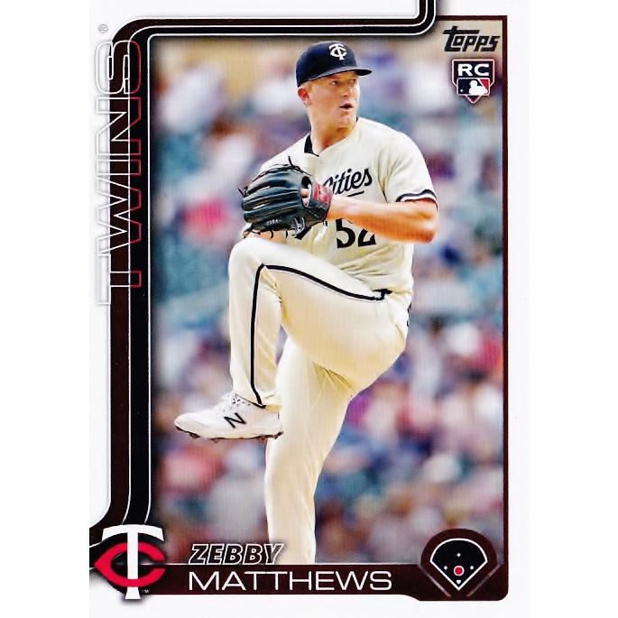 283 【Zebby Matthews(ROOKIE)/Minnesota Twins】2025 Topps Baseball