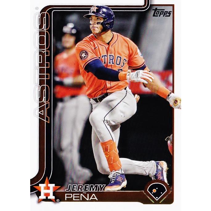 307 【Jeremy Pena/Houston Astros】2025 Topps Baseball Series 1 MLB 