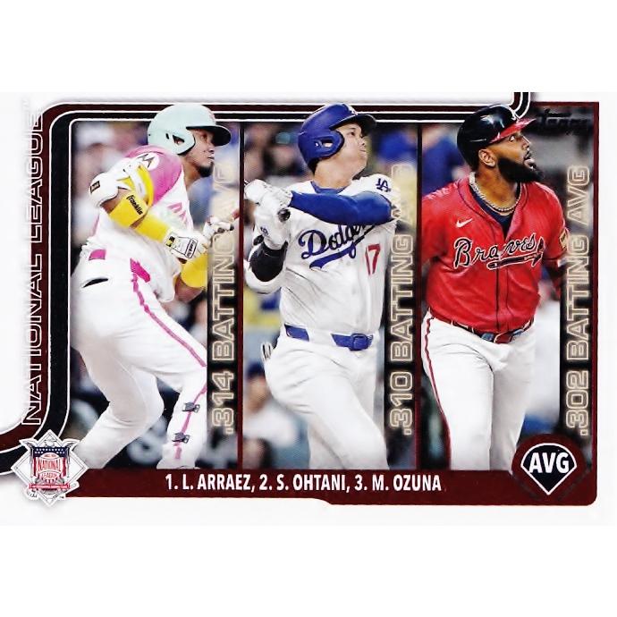 347 【大谷翔平＆Luis Arraez＆Marcell Ozuna】2025 Topps Baseball 