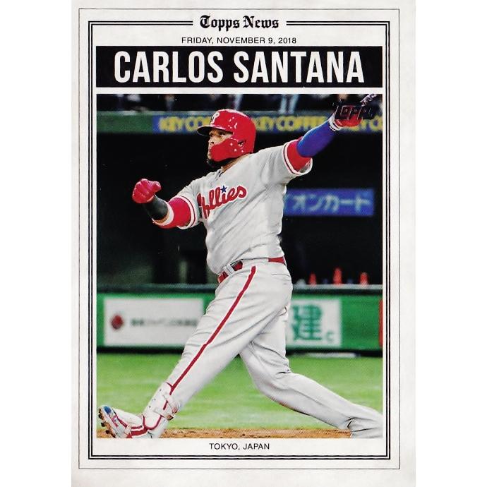 HB15【Carlos Santana/Philadelphia Phillies】2025 Topps Baseball 