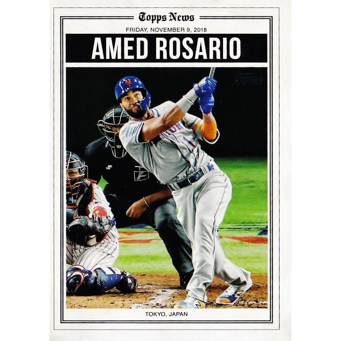 HB16【Amed Rosario/New York Mets】2025 Topps Baseball Series 1 MLB 