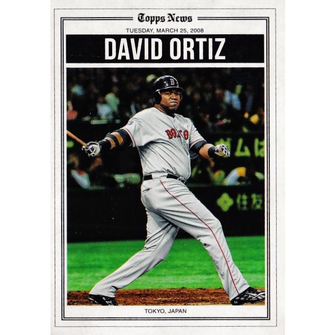 スポーツ選手 baseball card HB17【David Ortiz/Boston】2025 Topps Baseball Series 1 MLB World