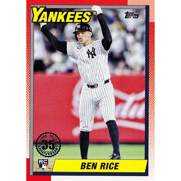 T90-19【Ben Rice(ROOKIE)/New York Yankees】2025 Topps Baseball 