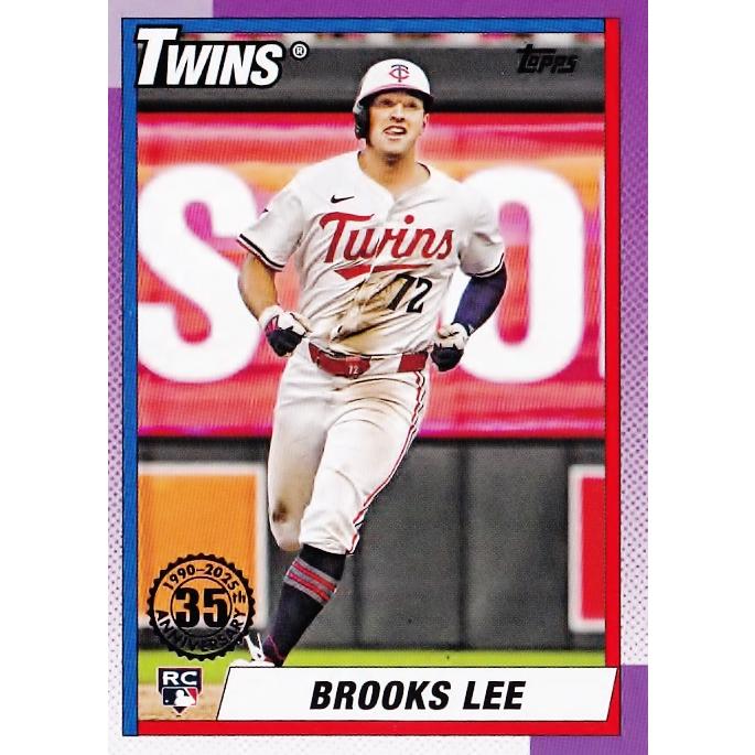 T90-24【Brooks Lee(ROOKIE)/Minnesota Twins】2025 Topps Baseball 