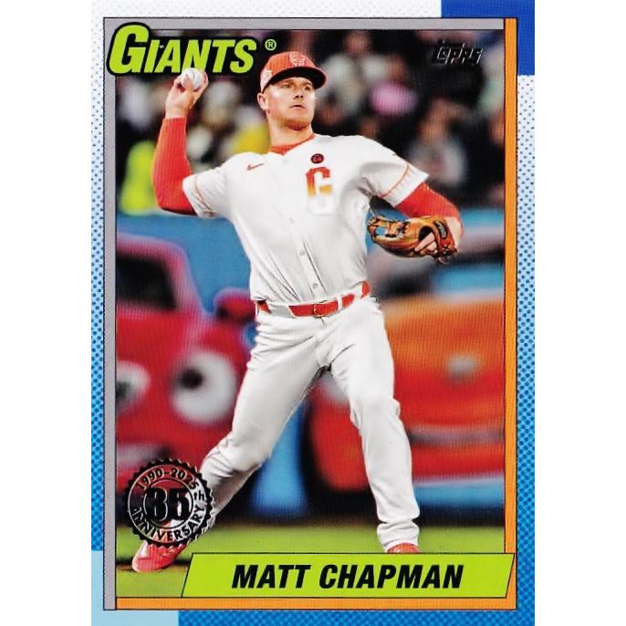 T90-86【Matt Chapman San Francisco Giants】2025 Topps Baseball 
