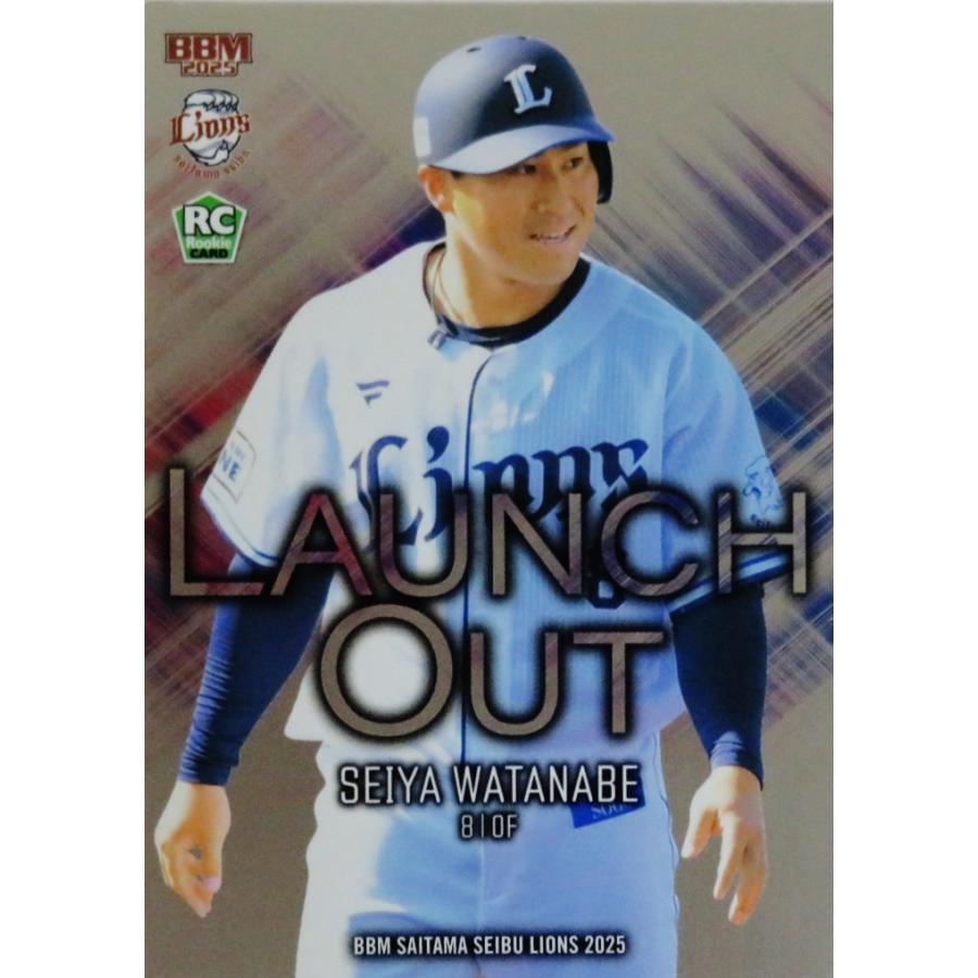 LO3 【渡部聖弥(ROOKIE)】BBM 埼玉西武ライオンズ 2025 [LAUNCH OUT