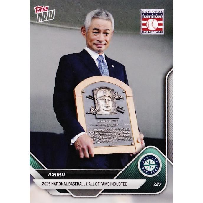 474【イチロー/マリナーズ】2025 MLB TOPPS NOW [2025.7.27] アメリカ
