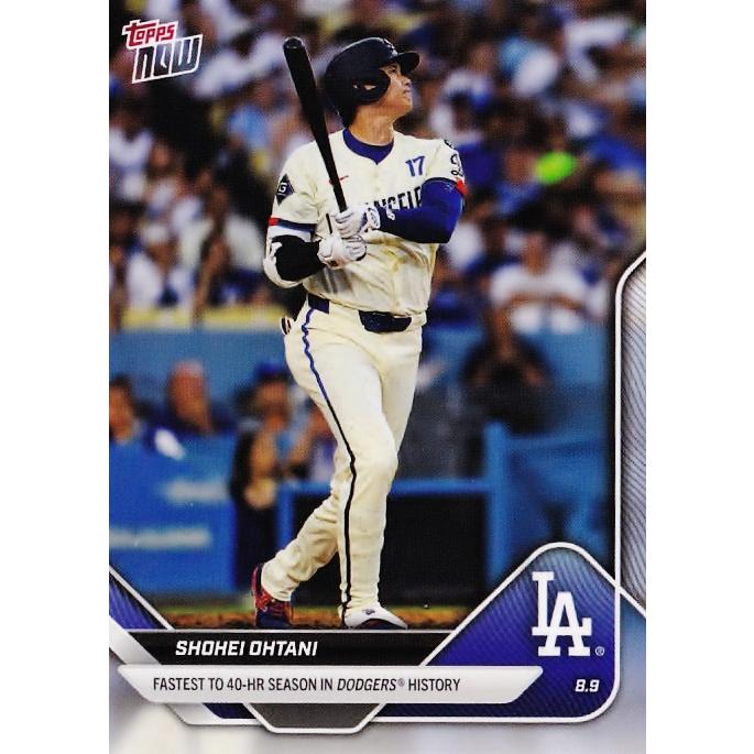 激レア　大谷翔平　カード　topps ドジャース　mlb 537【大谷翔平/ドジャース】2025 MLB TOPPS NOW [2025.8.9] 球団史上