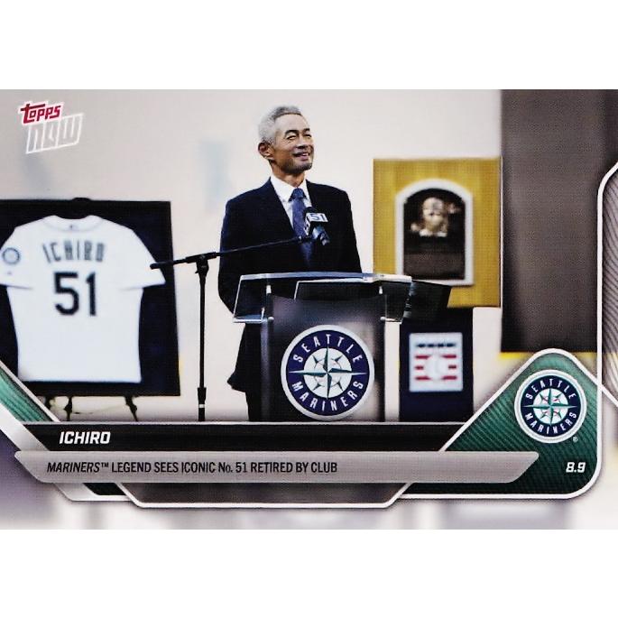 538【イチロー/マリナーズ】2025 MLB TOPPS NOW [2025.8.9] 背番号「51