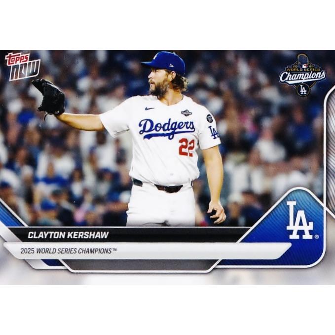 WS13SP【Clayton Kershaw/ドジャース】2025 MLB TOPPS NOW World