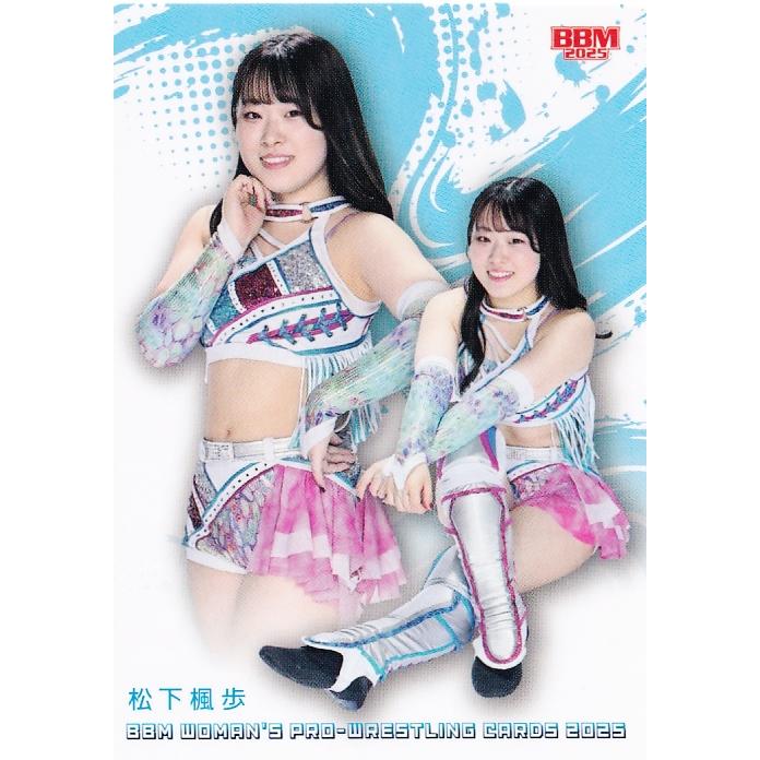 121 【松下楓歩】BBM 女子プロレスカード 2025 レギュラー : スポーツ