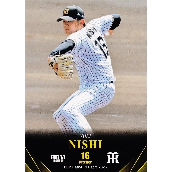 4 【西勇輝】BBM 阪神タイガース 2026 レギュラー : スポーツカード