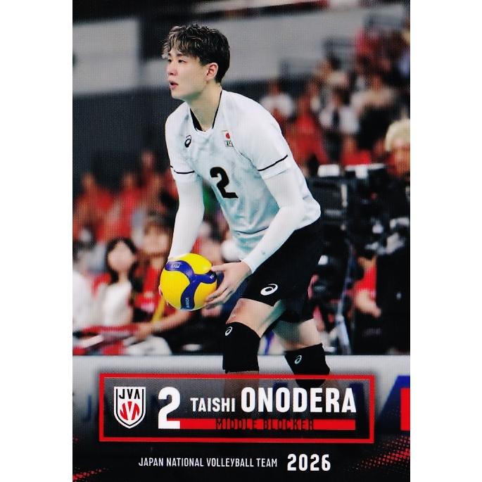 5 【小野寺太志】2026 バレーボール男子日本代表 トレーディングカード