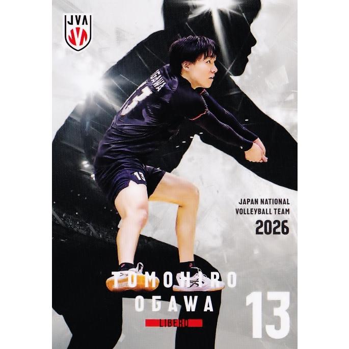 42 【小川智大】2026 バレーボール男子日本代表 トレーディングカード