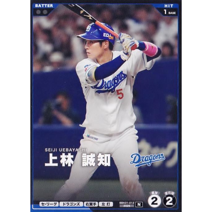 12 【上林誠知/中日ドラゴンズ】バンダイ 2026 プロ野球ファンスターズ