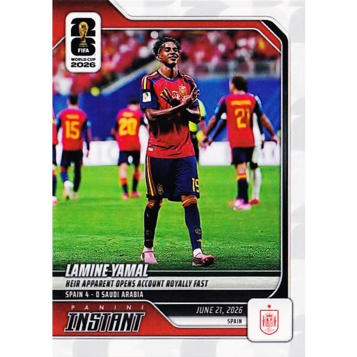 79【Lamine Yamal/スペイン代表】2026 Panini Instant FIFA World Cup