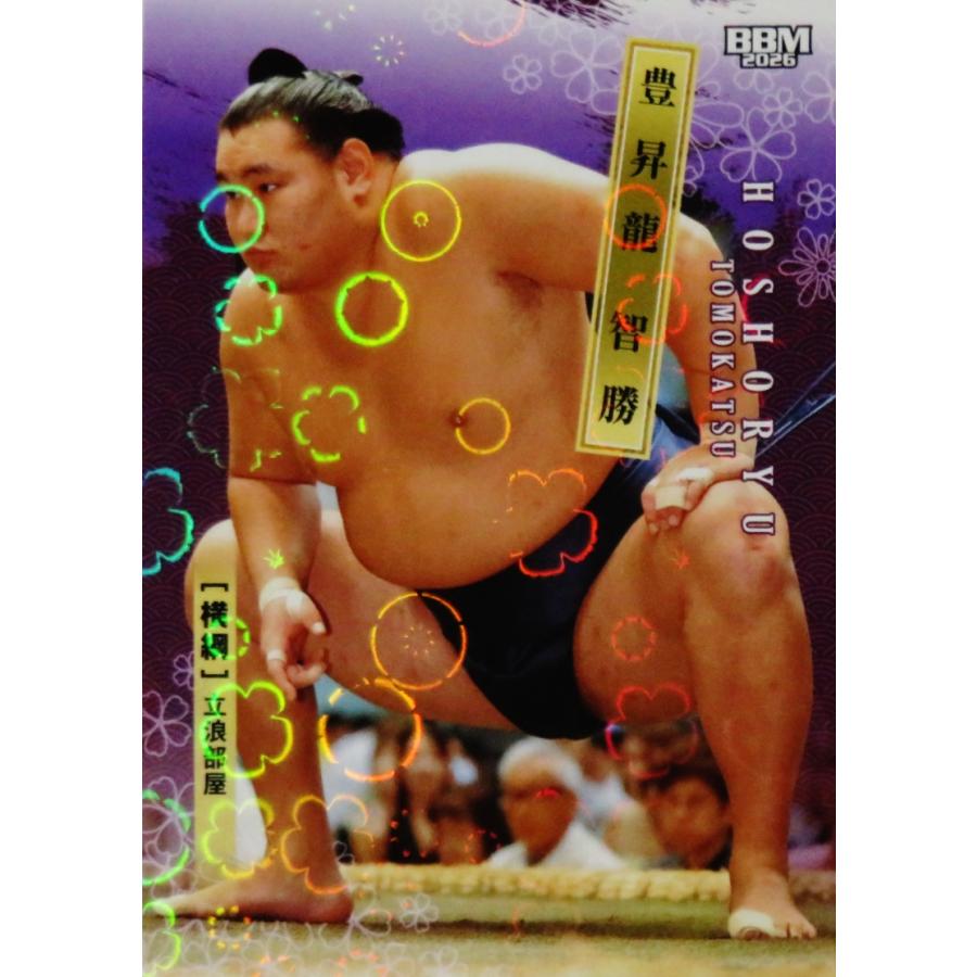 2 【豊昇龍 智勝】BBM2026 大相撲カード レギュラーパラレル