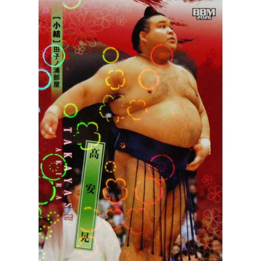 7 【高安 晃】BBM2026 大相撲カード レギュラーパラレル : スポーツ