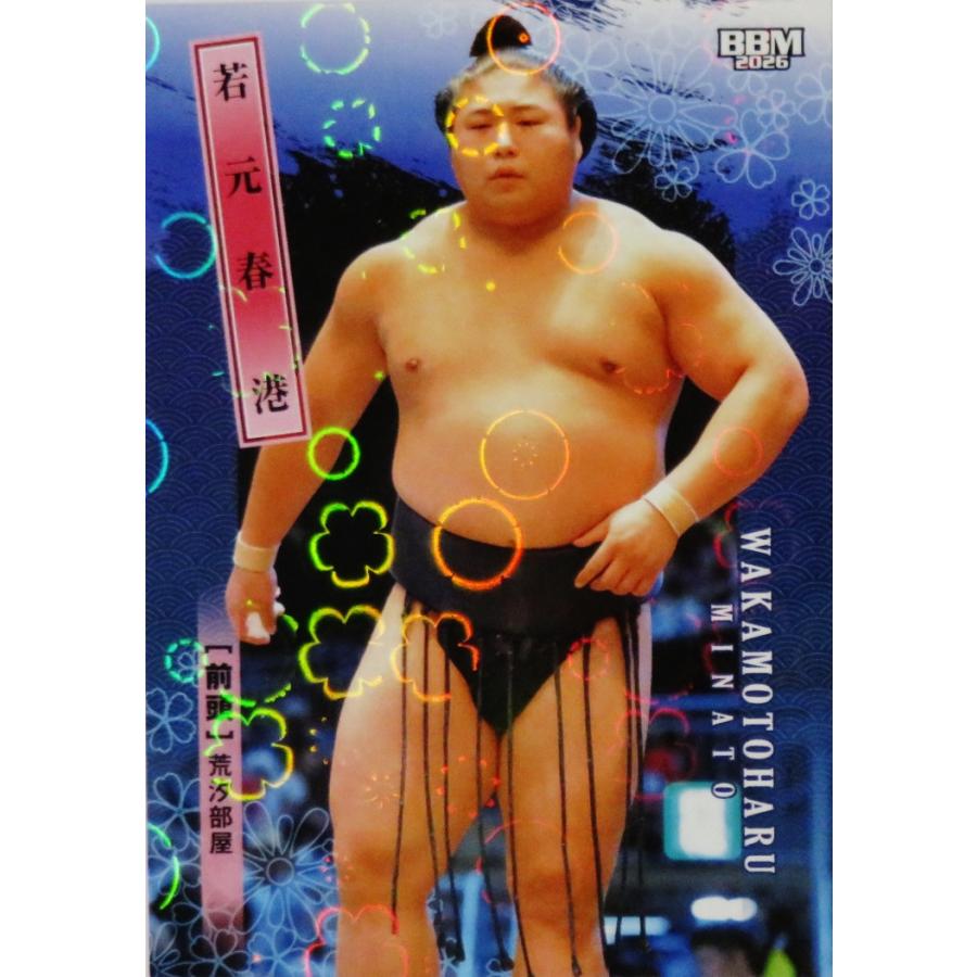 11 【若元春 港】BBM2026 大相撲カード レギュラーパラレル : スポーツ