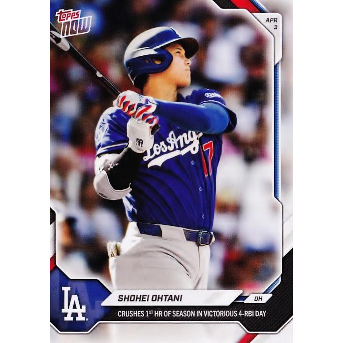 44【大谷翔平/ドジャース】2026 MLB TOPPS NOW [2026.4.3] 今季初HRを 