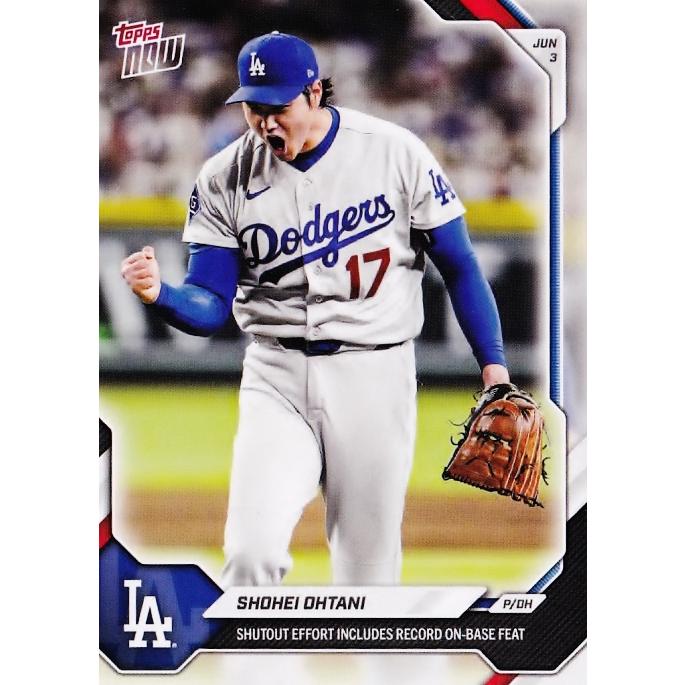 285【大谷翔平/ドジャース】2026 MLB TOPPS NOW [2026.6.3] 1試合5出塁