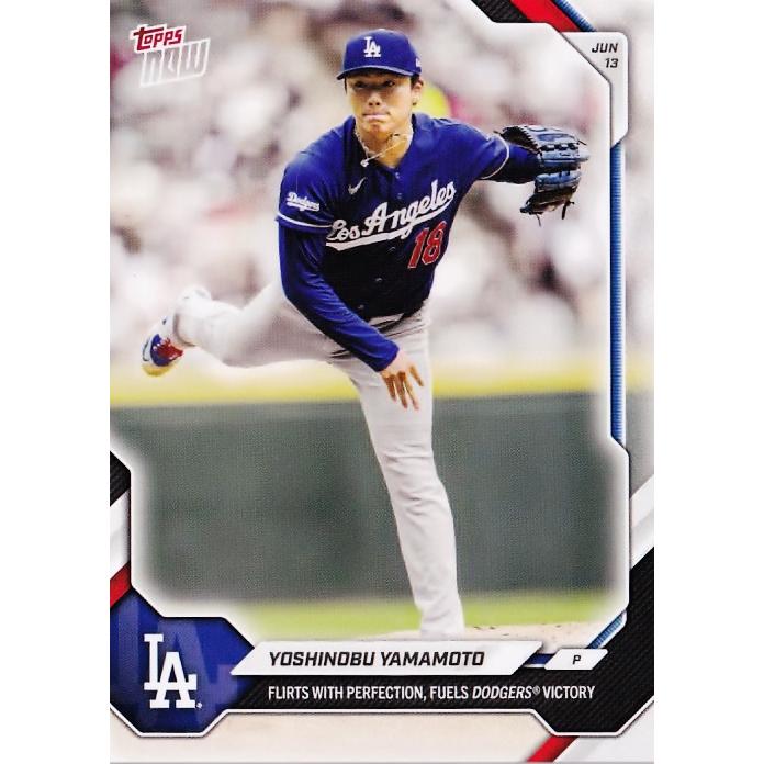 2026 TOPPS NOW 山本由伸　MLB NEW]327【山本由伸/ドジャース】2026 MLB TOPPS NOW [2026.6.13] 8回1