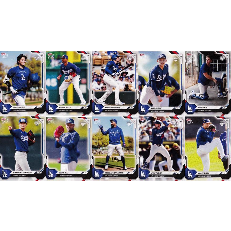 ドジャース/全10種(大谷、山本、佐々木含む)】2026 MLB TOPPS NOW ROAD