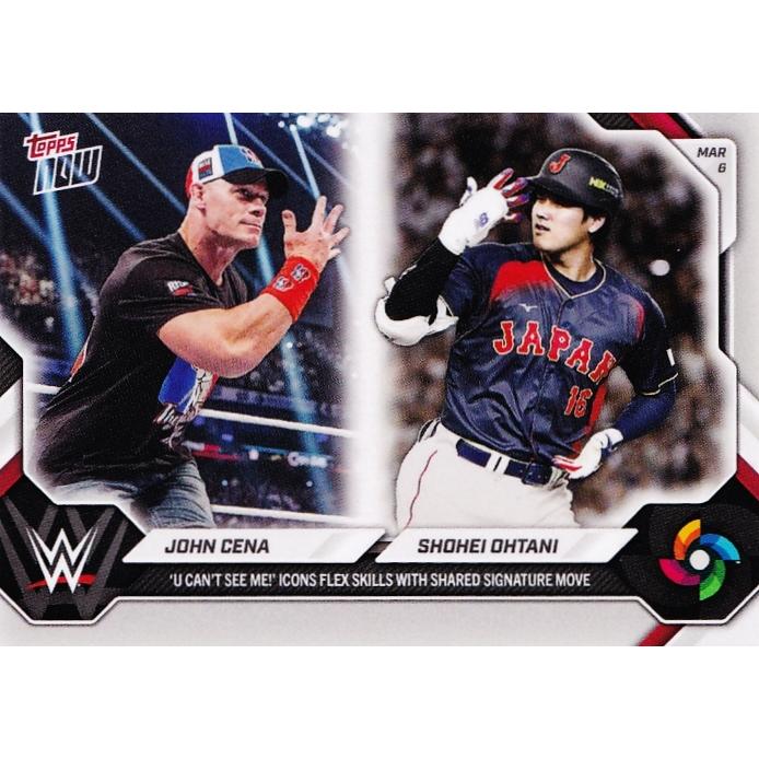 WBCO【John Cena(WWE)/大谷翔平(侍ジャパン)】2026 WBC TOPPS NOW