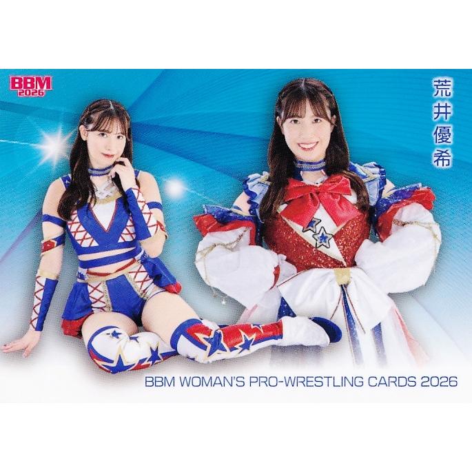 12 【荒井優希】BBM 女子プロレスカード 2026 レギュラー : スポーツ 