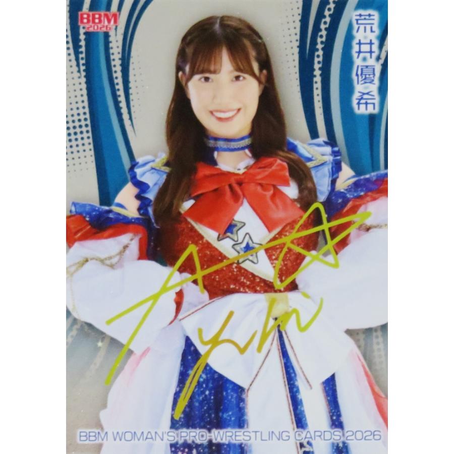 12 【荒井優希】BBM 女子プロレスカード 2026 [レギュラー/キラ