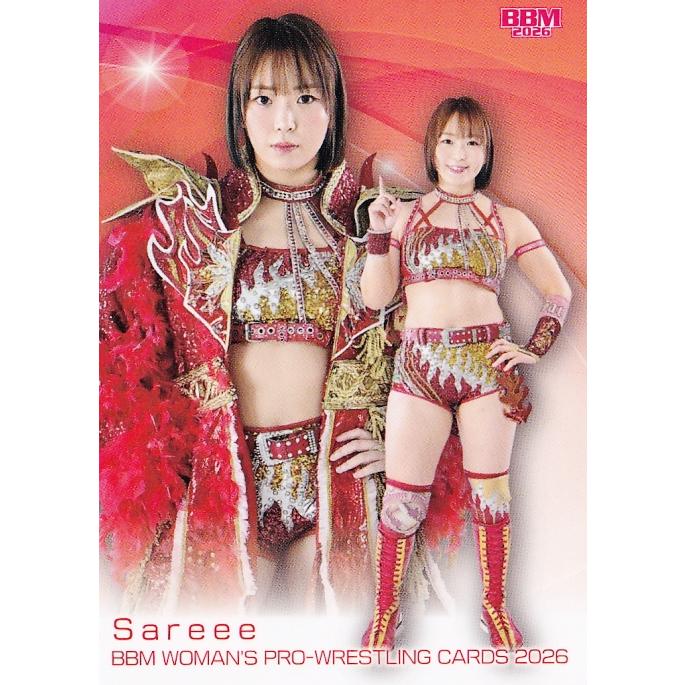 58 【Sareee】BBM 女子プロレスカード 2026 レギュラー : スポーツ