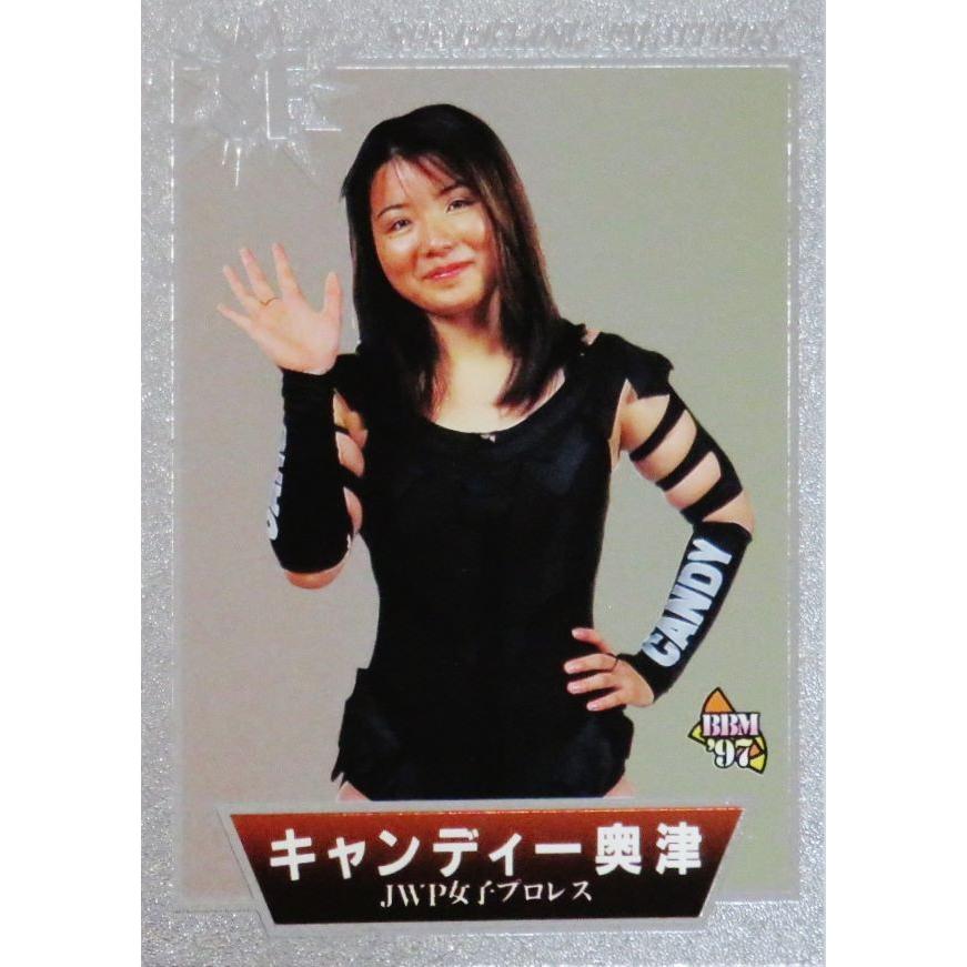 141 【キャンディー奥津】BBM 1997 プロレスカード SPARKLING FIGHTERS