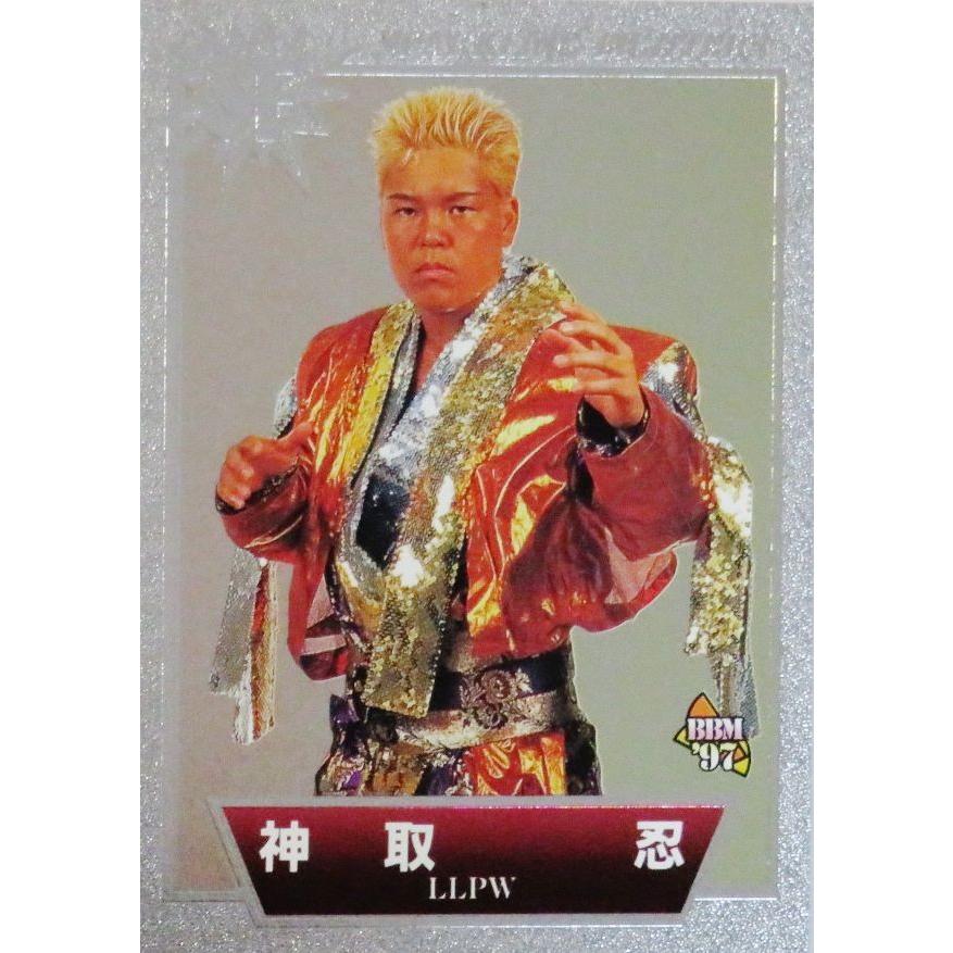 143 【神取忍】BBM 1997 プロレスカード SPARKLING FIGHTERS