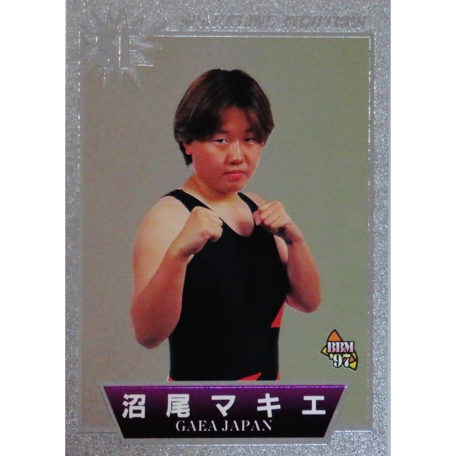 157 【沼尾マキエ】BBM 1997 プロレスカード SPARKLING FIGHTERS