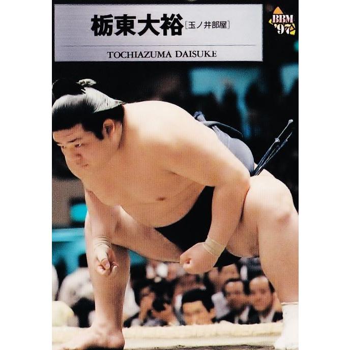 7 【栃東 大裕】BBM 1997 大相撲カード レギュラー : スポーツカード