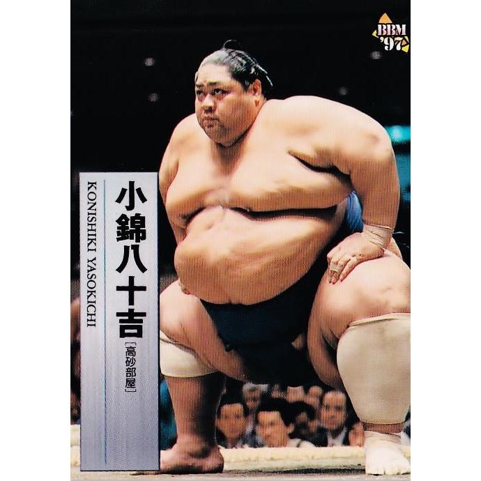 15 【小錦 八十吉】BBM 1997 大相撲カード レギュラー｜jambalaya
