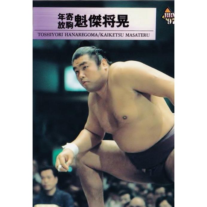 79 【年寄・放駒 魁傑】BBM 1997 大相撲カード レギュラー [年寄(部屋