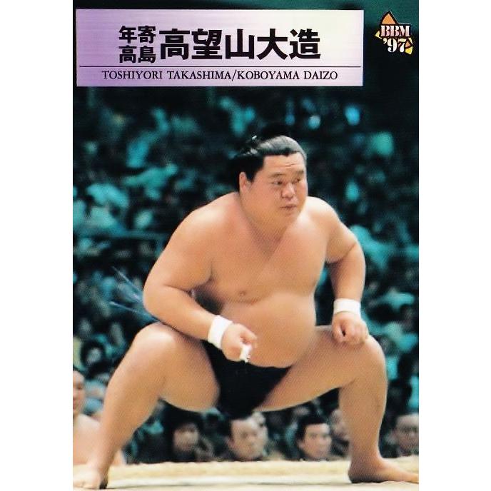 110 【年寄・高島 高望山】BBM 1997 大相撲カード レギュラー [年寄