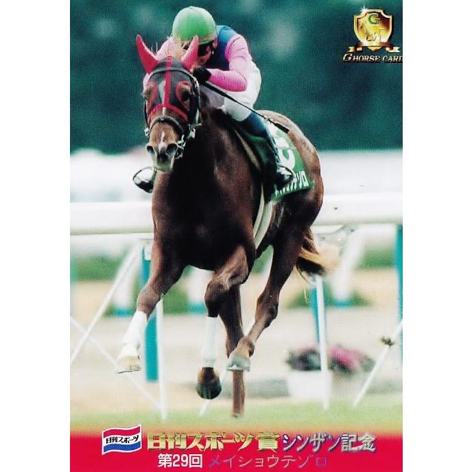 NS043 【メイショウテゾロ】1998 日刊スポーツ Gホースカード NS043 【メイショウテゾロ】1998 日刊スポーツ Gホースカード