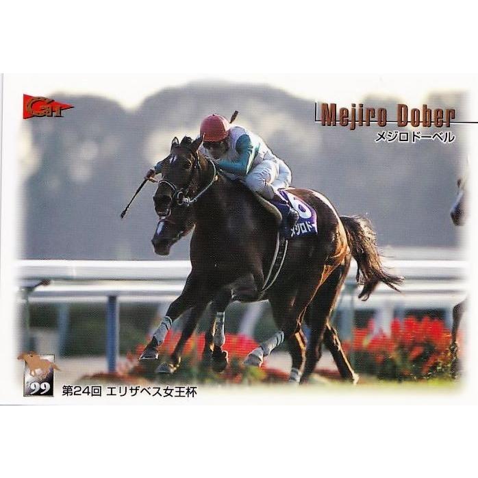 4 【メジロドーベル】バンダイ1999 サラブレッドカード '99下半期