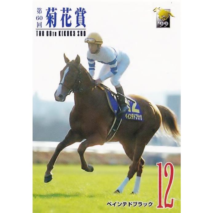 73 【ペインテドブラック】バンダイ1999 サラブレッドカード '99下半期