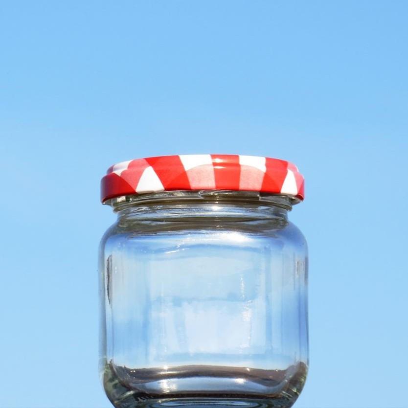 ジャム瓶 ニッチ125角 96本入 : ジャム瓶のちゅうくう - 通販