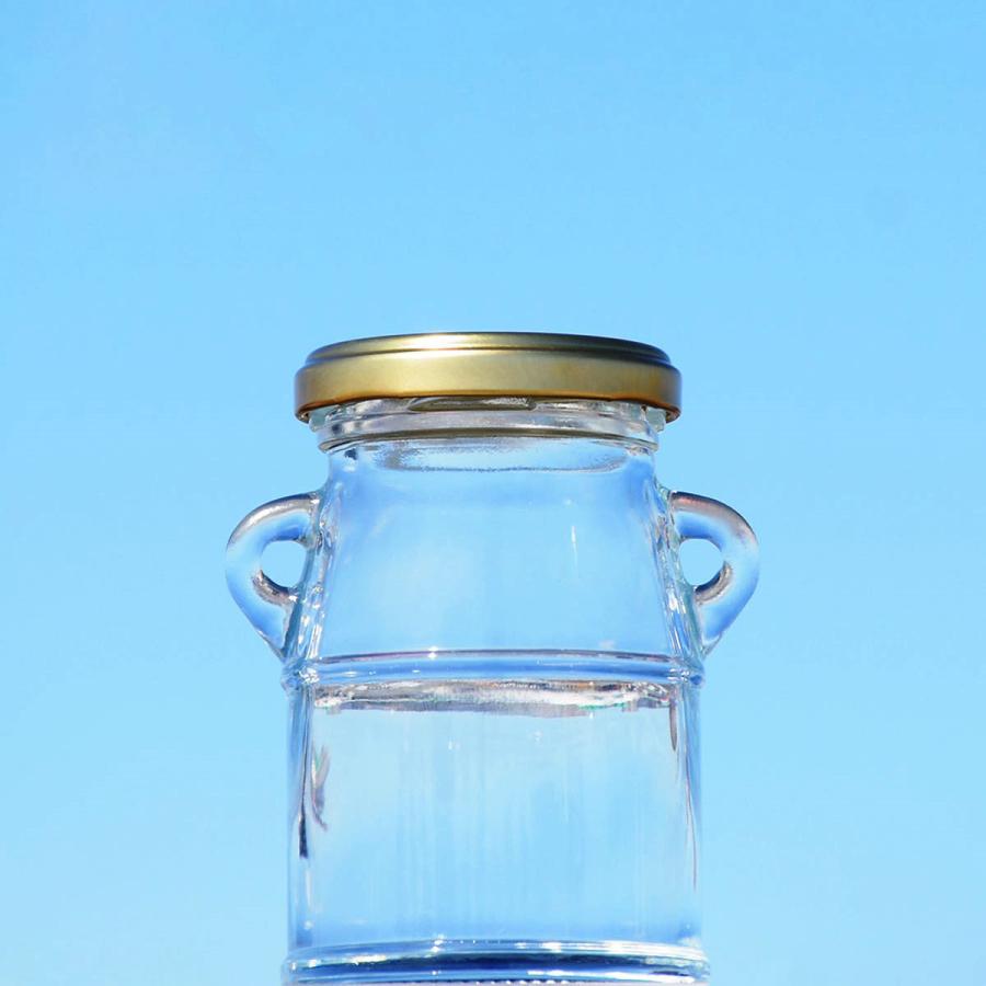 ジャム瓶 ミルクカン150 透明瓶 60本入 : ジャム瓶のちゅうくう
