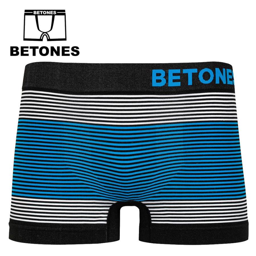 Betones ビトーンズ ボクサーパンツ メンズ Neon4 B006 ブラック ブルー ボーダー アンダーウェア 下着 ギフト プレゼント B006blkblu Jam Collection 通販 Yahoo ショッピング