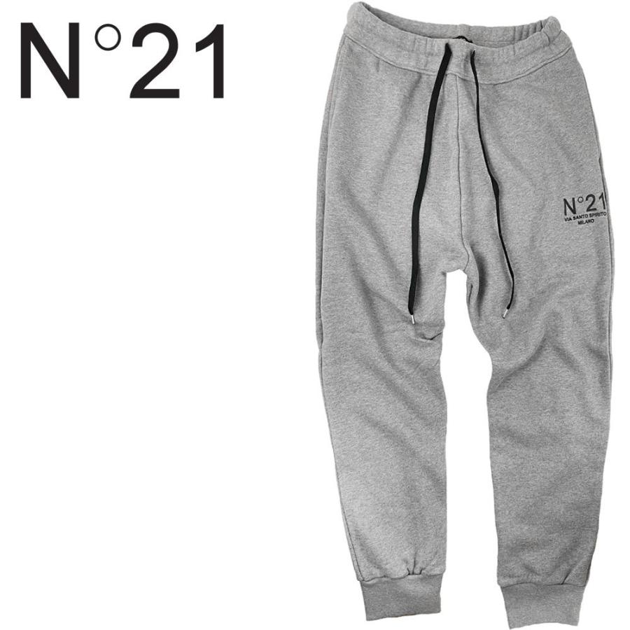 再追加販売 N°21 ヌメロヴェントゥーノ ロゴプリント スウェットパンツ