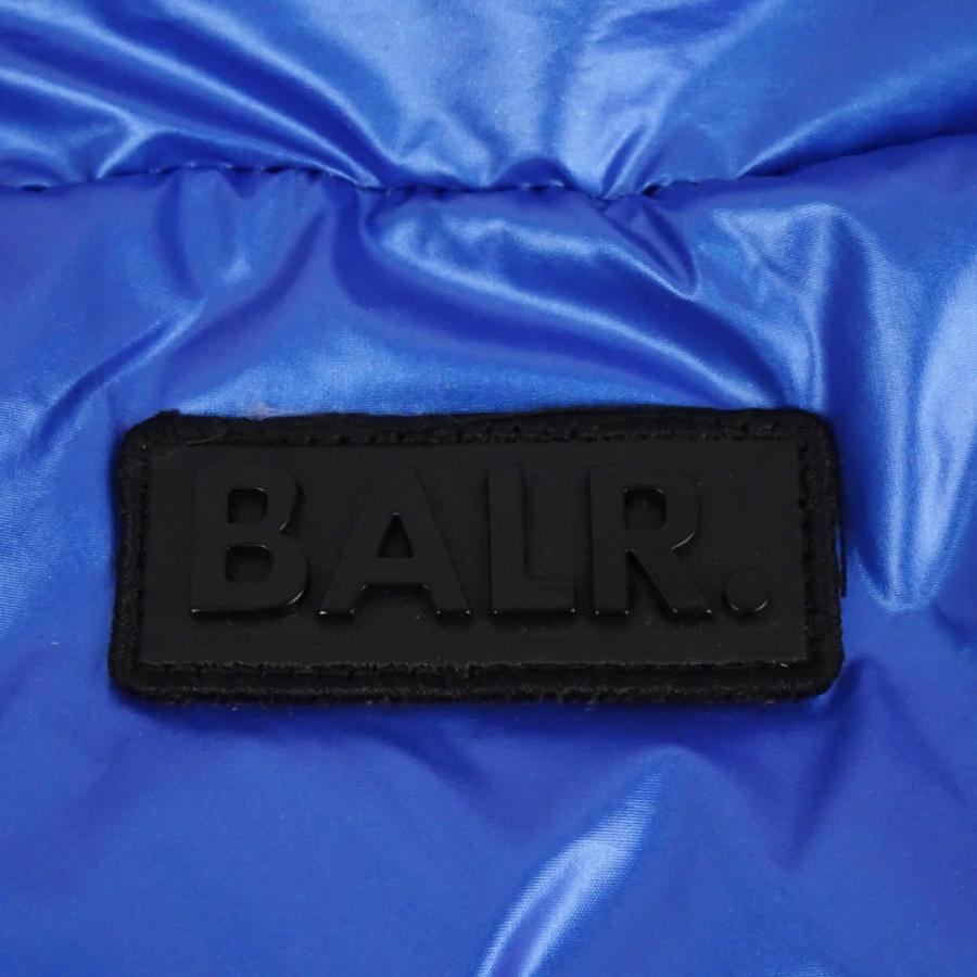 BALR. ボーラー リバーシブルダウンジャケット メンズ B1386.1022 TREY REGULAR REVERSIBLE CREST  BADGE PUFFER JACKET NAVY BLAZER 並行輸入品