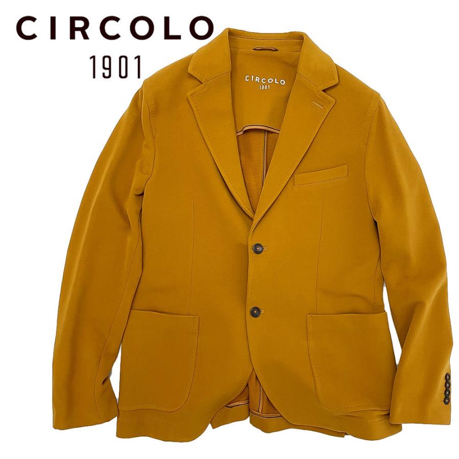 CIRCOLO 1901 チルコロ シングル ジャケット メンズ CN2330 マスタード 