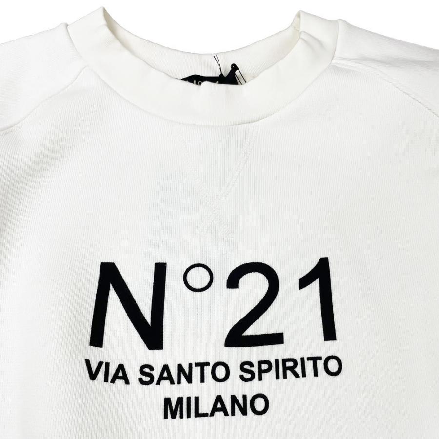 N°21 ヌメロヴェントゥーノ ロゴプリント スウェットシャツ メンズ 