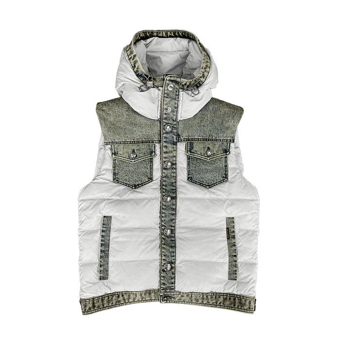 MOORER フード付きダウンベスト グレー moorfirewk.jpg